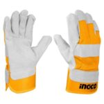 Ingco Leather gloves 10.5"