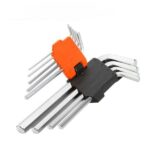 Wokin 9-piece long-arm metric Allen (hex) key wrench set