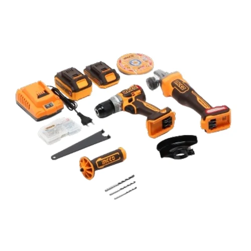 CKLI20273_1 Ingco CKLI20273 Cordless 2 pcs combo kit - Image 1