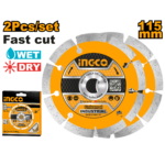 Ingco DMD0111523 Dry diamond disc 115(4-1/2")X22.2mm - Image 3