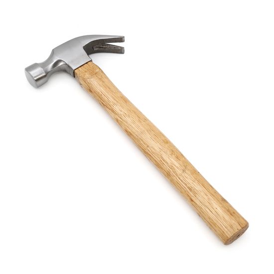 Hot-Sale-Hand-Tools-American-Type-Claw-Hammer-with-Wood-Handle Wokin Curved Claw Hammer (225g / 8 oz) - Image 1