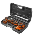 Wokin 9-Piece Industrial Ratchet Pipe Threading Set (1/4" - 1-1/4")