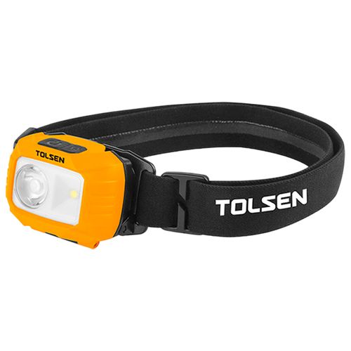 1 (1) Tolsen 60012 Industrial Rechargeable Sensor Head Lamp - Image 1