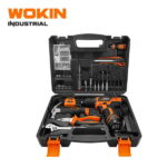 Wokin 156910 109-Piece Home Tool Kit with a 12V Cordless Drill - Image 3