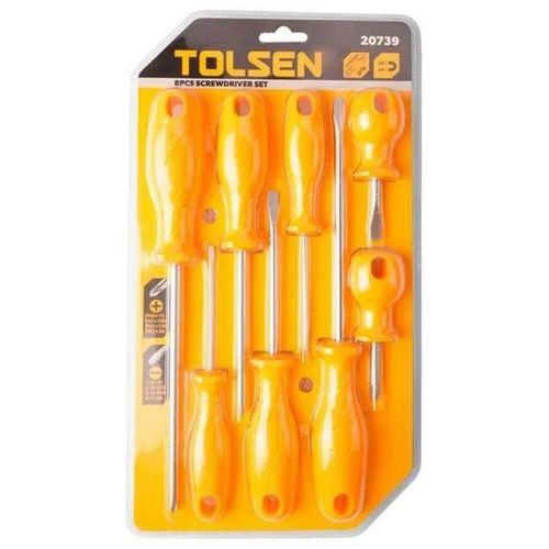 2 Tolsen 20739 6-Piece Screwdriver Set - Image 1