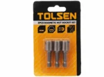 Tolsen 77845 3-Piece Magnetic Nut Socket Set (8mm) - Image 2