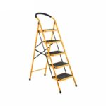 Tolsen 62685 5-Step Steel Step Ladder 150 KGS/ 5 STEPS