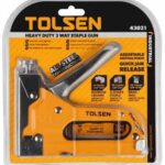 Tolsen 43021 Industrial Heavy Duty 3-Way Staple Gun