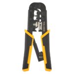 Tolsen 38054 Ratchet Modular Crimping Pliers (7.3" / 185mm)