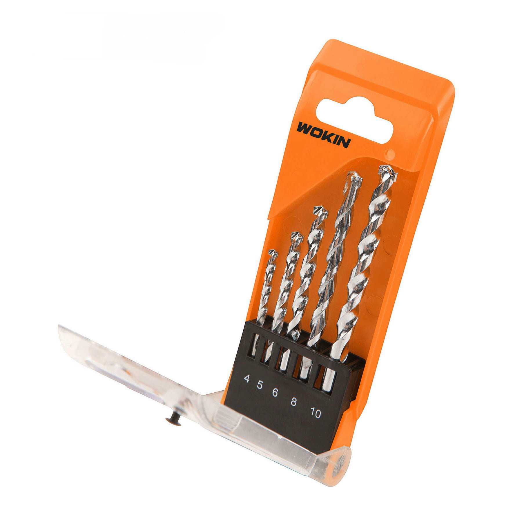 751505-1 (1) Wokin 5-Piece Masonry Drill Bit Set - Image 1
