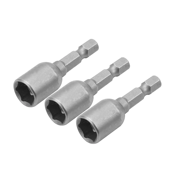 77823 Tolsen 77823 3-Piece Magnetic Nut Socket Set (8mm - Image 1