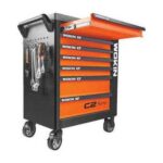 Wokin 901601 7-Drawer Industrial Roller Cabinet (Empty)