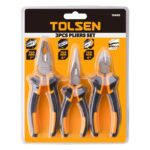 Tolsen 10400 3-Piece Plier Set - Image 2