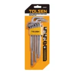 Tolsen 20057 9-Piece Torx Extra Long Arm Hex Key Set - Image 3