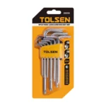 Tolsen 20056 9-Piece Torx Long Arm Hex Key Set - Image 3