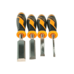 Tolsen 25384 Industrial 4-Piece Wood Chisel Set