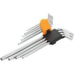 Tolsen 20057 9-Piece Torx Extra Long Arm Hex Key Set