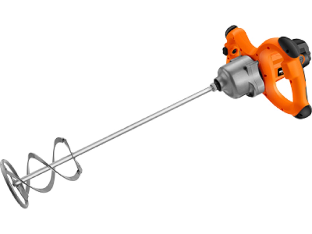 samsheneblo-miqseri-wokin-783218-1800w-mixer-industrial-orange Wokin 1800W Electric Paint and Mortar Mixer (Dual Speed). - Image 1