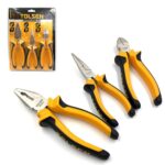 Tolsen 10400 3-Piece Plier Set